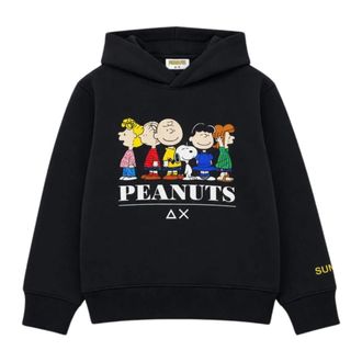 Sun 68 Hooded Sweatshirt - male - Sun68 - Kids Sweatshirts - Black - 8 Y - Kids