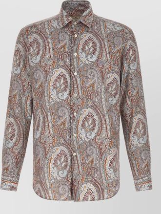 Etro floral paisley cotton shirt