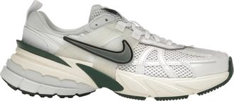 Nike V2K Run Sneaker in White / Fir Green Mesh Women Low-Top