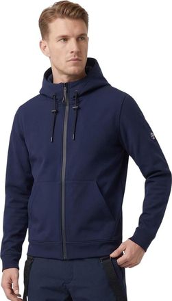 Yves Salomon Navy Blue Hooded Jacket