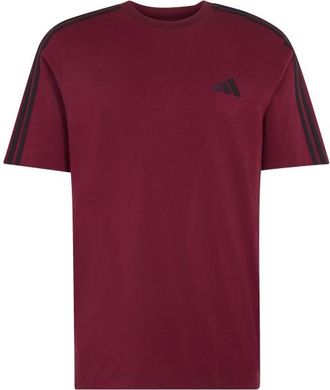 adidas Essentials Single Jersey Left Chest Branded Tee T-Shirt f&uuml;r Herren | rot