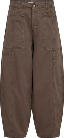 Mos Mosh Loose-fit Jeans - Dames - Loose Fit Jeans - Bruin - W33 - Jeans