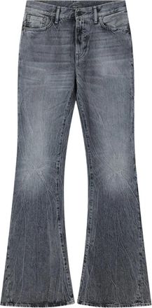 Acne Studios 5-Pocket Denim Pants - Dames - Flared Jeans - Grijs - L - Denim - Jeans