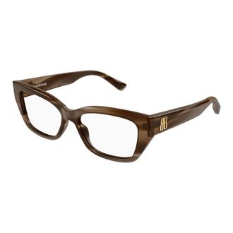 Balenciaga Rechthoekige Bril - Dames - Accessoires - Bruin - Maat: 55 MM