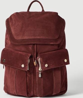 Brunello Cucinelli Suede leisure backpack in Burgundy at Nordstrom