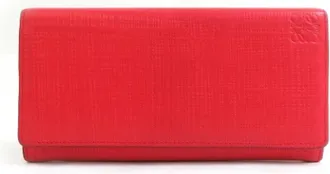 Loewe Pre-owned Wallets, female, Red, Size: ONE SIZE Pre-owned Leather Wallet