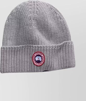 Canada Goose relaxed style hat folded cuff