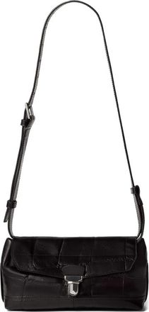 Christophe Lemaire Small Gear Croco-embossed Shoulder Bag