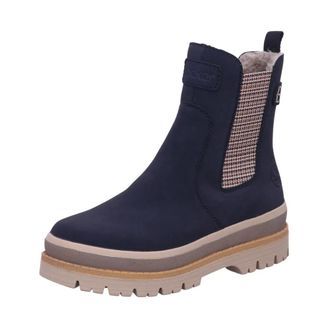 Rieker Y6260 Chelsea Laarzen - Dames - Schoenen - Blauw - Maat: 38 EU Leer