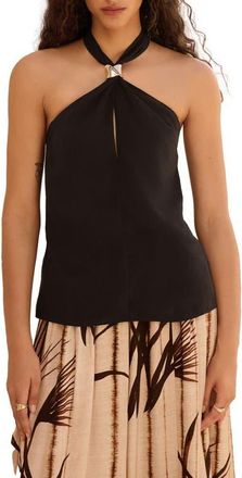 Next Hardware Halter Top in Black at Nordstrom, Size 10 Us