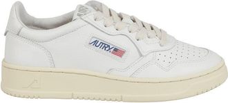 Autry Medalist Classic White Low-Top Sneakers