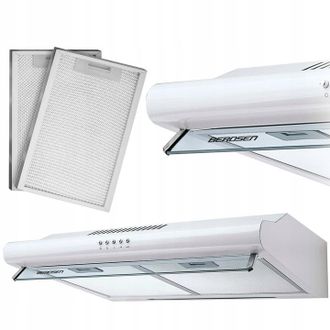 OEM Campana Extractora Bajo Mueble Berdsen De 50 Cm, Blanca, 10 A
