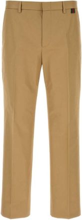 Gucci Beige Flat Front Pants