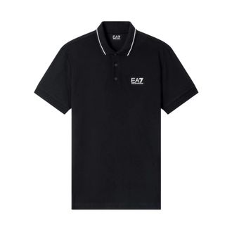 Emporio Armani 8Npf 16 Pjvuz 1200 - Heren - Polos - Zwart - M - Katoen - Tops