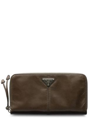 Prada leather wallet - Green