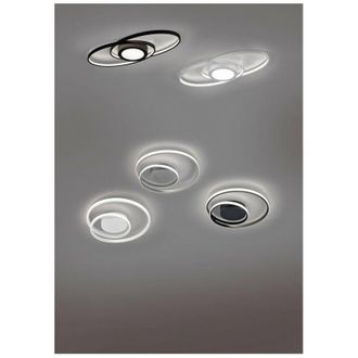 Reality Reality Leuchten - Plaf&oacute;n Led Espiral Blanco Zibal 22w Regulable &Oslash;39 Cm Trio Lighting