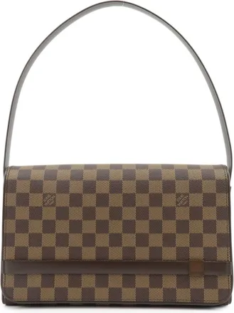 Louis Vuitton Tribeca Damier Brown Canvas Handbag (Pre-Owned)