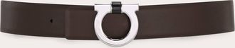 Ferragamo Uomo Cintura reversibile Gancini Marrone