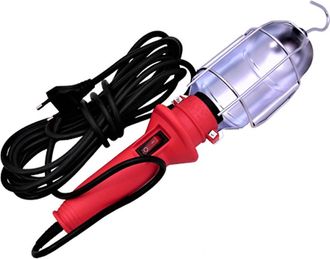 OEM L&aacute;mpara Taller Portatil Casquillo E27 60w Con Interruptor Y 5m Cable 2x0.75