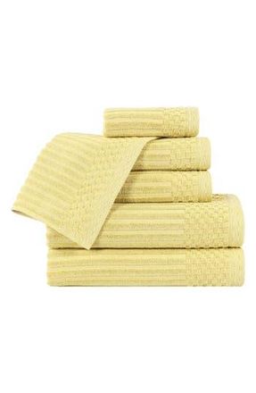 Superior Soho 6-Piece Textured Cotton Bath Towel Set in Golden Mist at Nordstrom Rack, Size 6 Piece Set