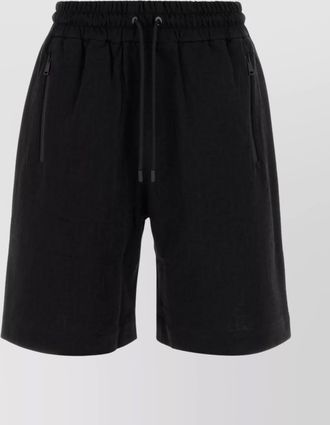 Fendi bermuda shorts piquet elastic waistband