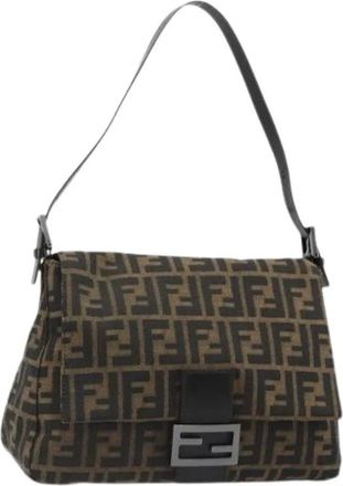Fendi Pre-owned Borsa a Spalla Zucca Canvas - - Pre-owned - Donna - Marrone - ONE SIZE
