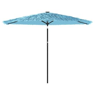 Berkfield Home Durable Garden Parasol with Steel Pole Blue 288x288x225 cm | Size: 288 x 288 x 225 cm