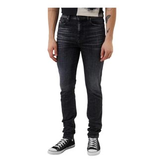 Diesel Slim Fit Jeans, male, Black, W32, D-Amny Washed Skinny Jeans