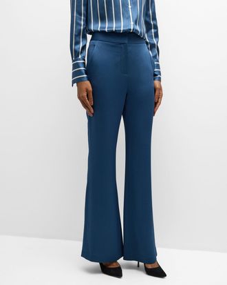 Veronica Beard Lebone Satin Pants