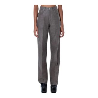 Rick Owens Broeken, Dames, Grijs, W27, Broeken
