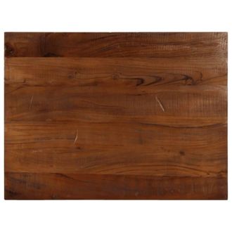 Berkfield Home Table Top 90x70x2.5 cm Rectangular Solid Wood Reclaimed in Brown