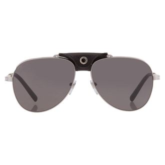 Bulgari Dark Grey Pilot Unisex Sunglasses BV5061Q 400/B1 60