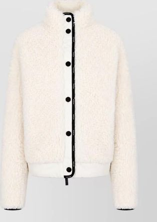 Moncler faux fur zip up jacket