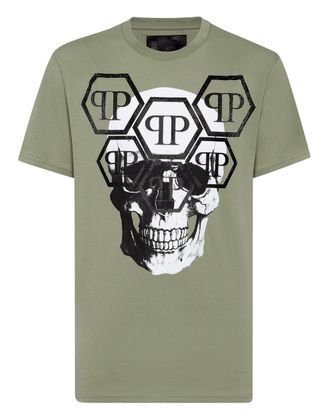 Philipp Plein T-Shirt Ronde Hals Skull