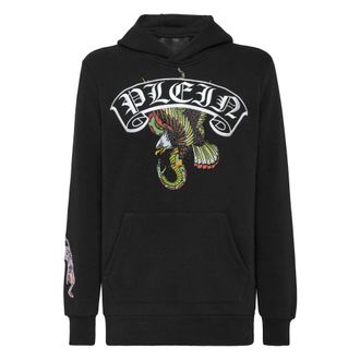 Philipp Plein Heren, Sweatshirts & Hoodies, Zwart, Maat: 2XL Katoen