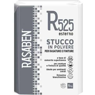 K2 Stucco polvere esterno K2 rasaben R525 kg 5