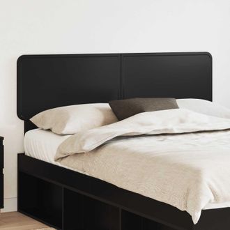 vidaXL Vidaxl Testiera Rovere Nero Legno Ingegnerizzato