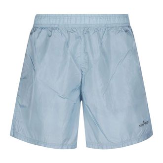 Stone Island Beachwear, male, Blue, Size: XL B100002 Swim Shorts