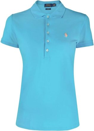 Polo Ralph Lauren Polo Shirts, female, Blue, XS, Blue Cove Polo Shirt