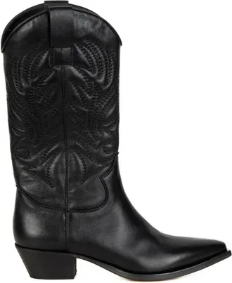Lemar&eacute; Schoenen, Dames, Zwart, 38 EU, Cowboy Boots