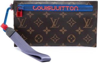 Louis Vuitton Pre-owned Monogram Canvas Clutch - - Pre-owned - Donna - Marrone - ONE SIZE