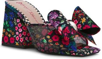 Betsey Johnson Jordn Block Heel Sandal in Ditsy Floral at Nordstrom, Size 6