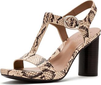 Naturalizer Jordis Womens Wedge Shoes Beige Snake : 10.5 M (B), Leather