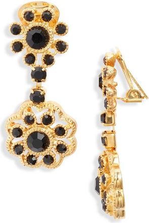 Kenneth Jay Lane Flower Cluster Drop Earrings in Gold at Nordstrom