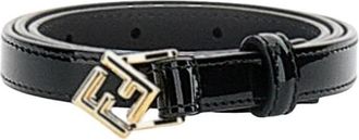 Fendi Belts, female, Black, 80 CM, FF Diamonds Belt