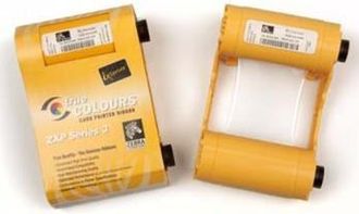 Zebra Ribbon Card Color Fronte/retro P120