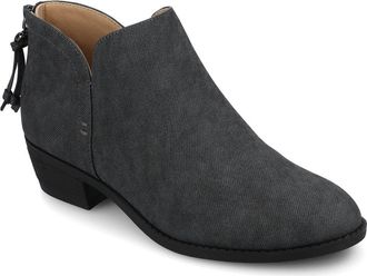 Journee Collection JOURNEE Livvy Ankle Bootie in Dark Denim at Nordstrom Rack, Size 9.5