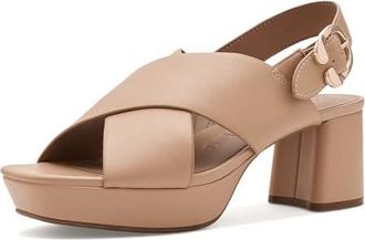 Aerosoles Pura Womens Dress Sandals Beige Bisque : 7.5 B - Medium, Leather