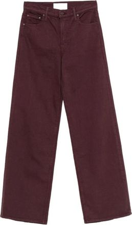 Mother The Rerun Zip Sneak - Dames - Loose Fit Jeans - Bruin - W29 - Katoen - Jeans