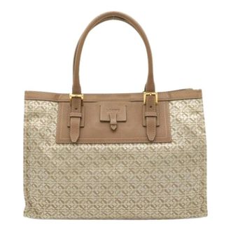 Loewe Pre-owned Shoulder Tote Bag - Dames - Vintage Shopper - Beige - ONE Size - Leer - Vintage